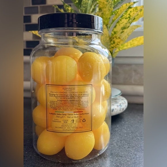 Hopificio Firenze ITALIAN LEMONS Finest Triple Milled Soaps Lemon Shaped 26.45oz - Picture 3 of 8